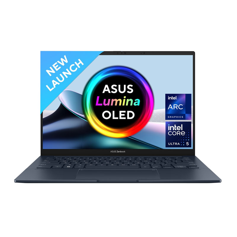 Picture of Asus Zenbook 14 OLED - Intel Evo Core Ultra 5 125H UX3405MA-PP555WS 14" (35.56cm) Thin & Light Laptop (16GB/ 1TB SSD/ Intel Arc Graphics/ Windows 11 Home/ MS Office/ 1 Year Warranty/ Ponder Blue/ 1.20 kg)